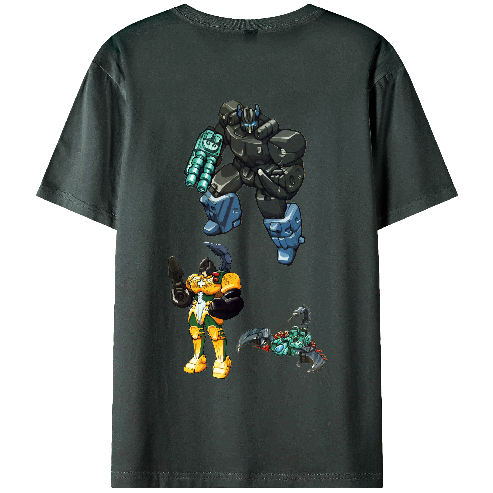 （画像用）  綿100％ メンズ半袖Tシャツ（バックプリント） 通気性